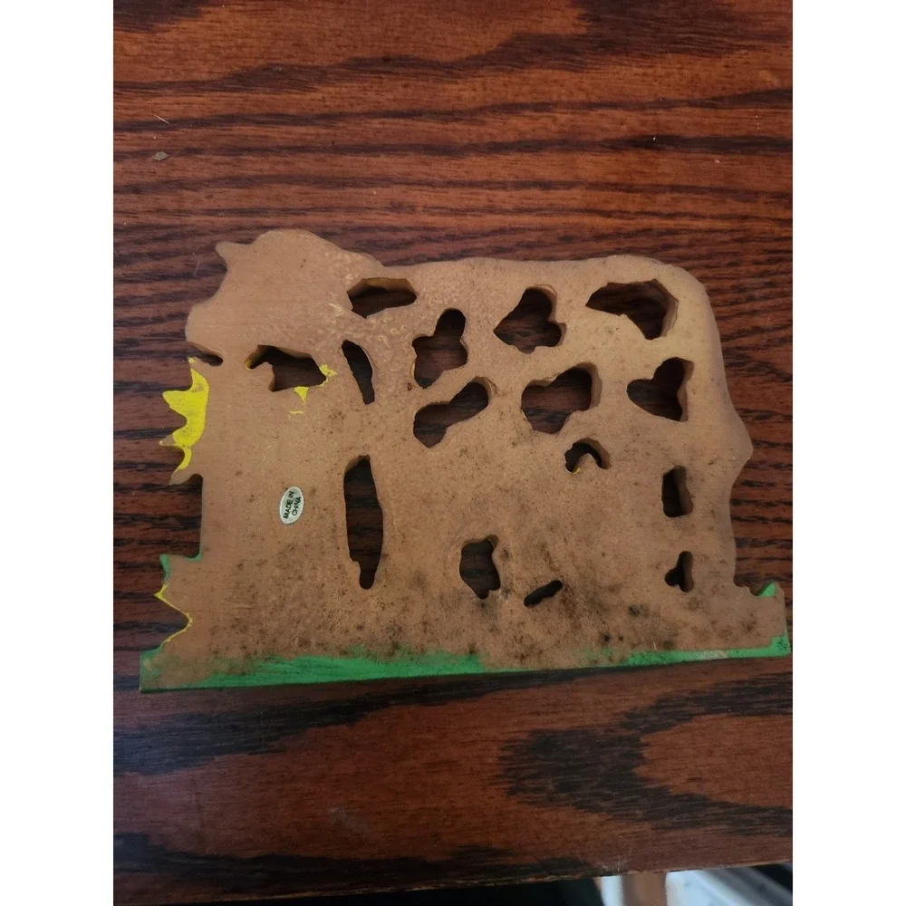 Vintage‎ Brown Cow Milk Decorative Sign